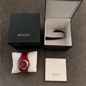 Gucci Red Men's Watch